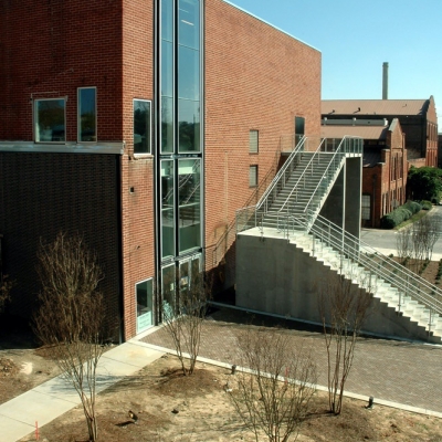 Columbus State University Corn Center for the Visual Arts courtyard 2
