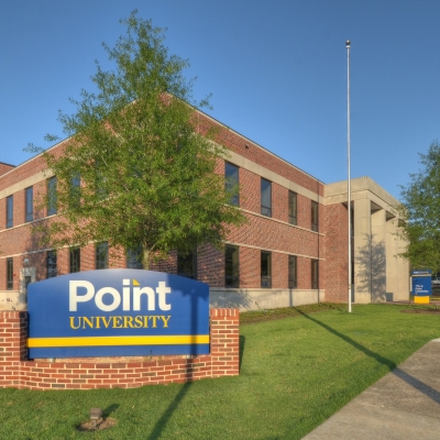 Point University sign