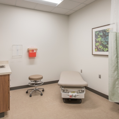 empty hospital room at Piedmont Columbus Regional - John B Amos Cancer Center hospital
