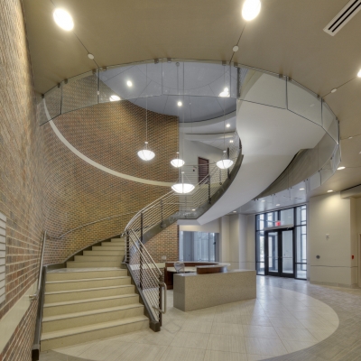 Alabama College of Osteopathic Medicine grand staircase