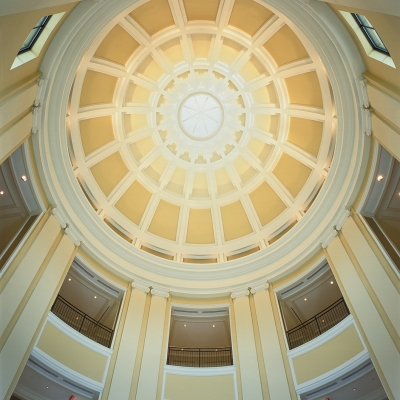 University of Alabama Shelby Hall Interdisciplinary Science Building Dome in lobby